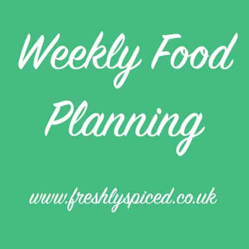 Weekly Food Plan