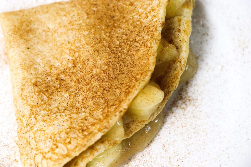 Apple and cinnamon Pancake