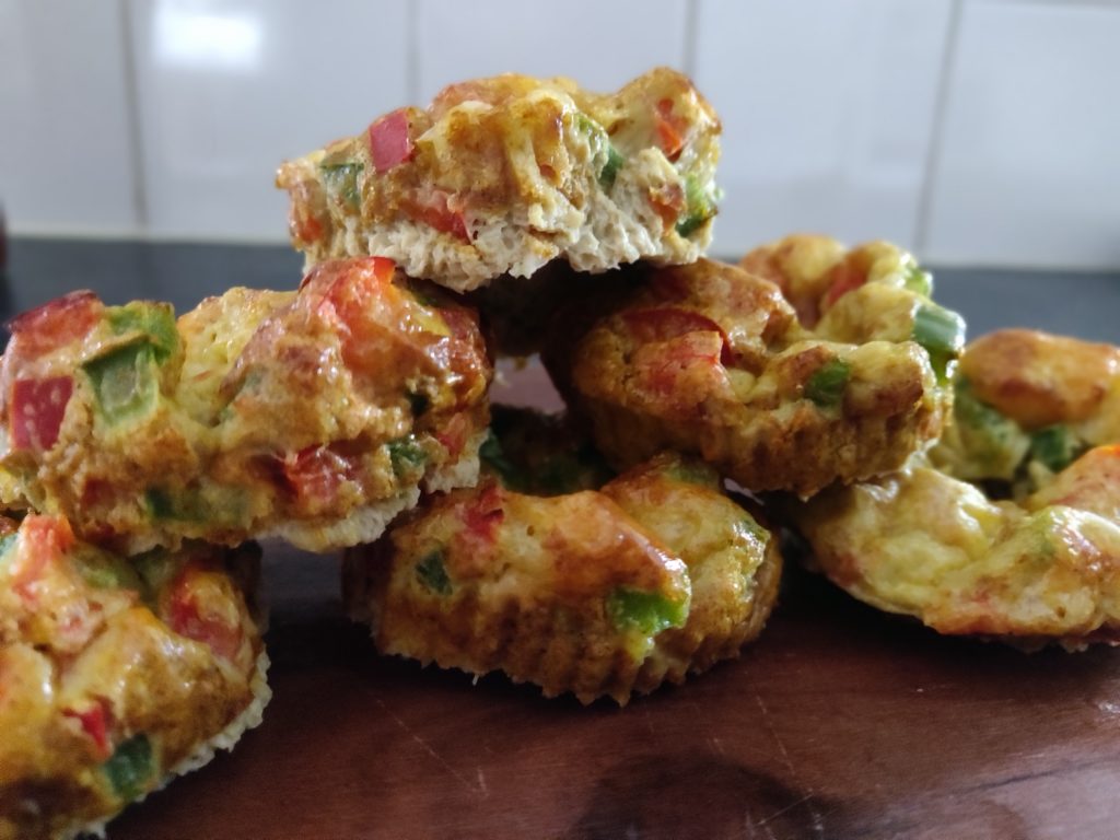 spicy egg muffins