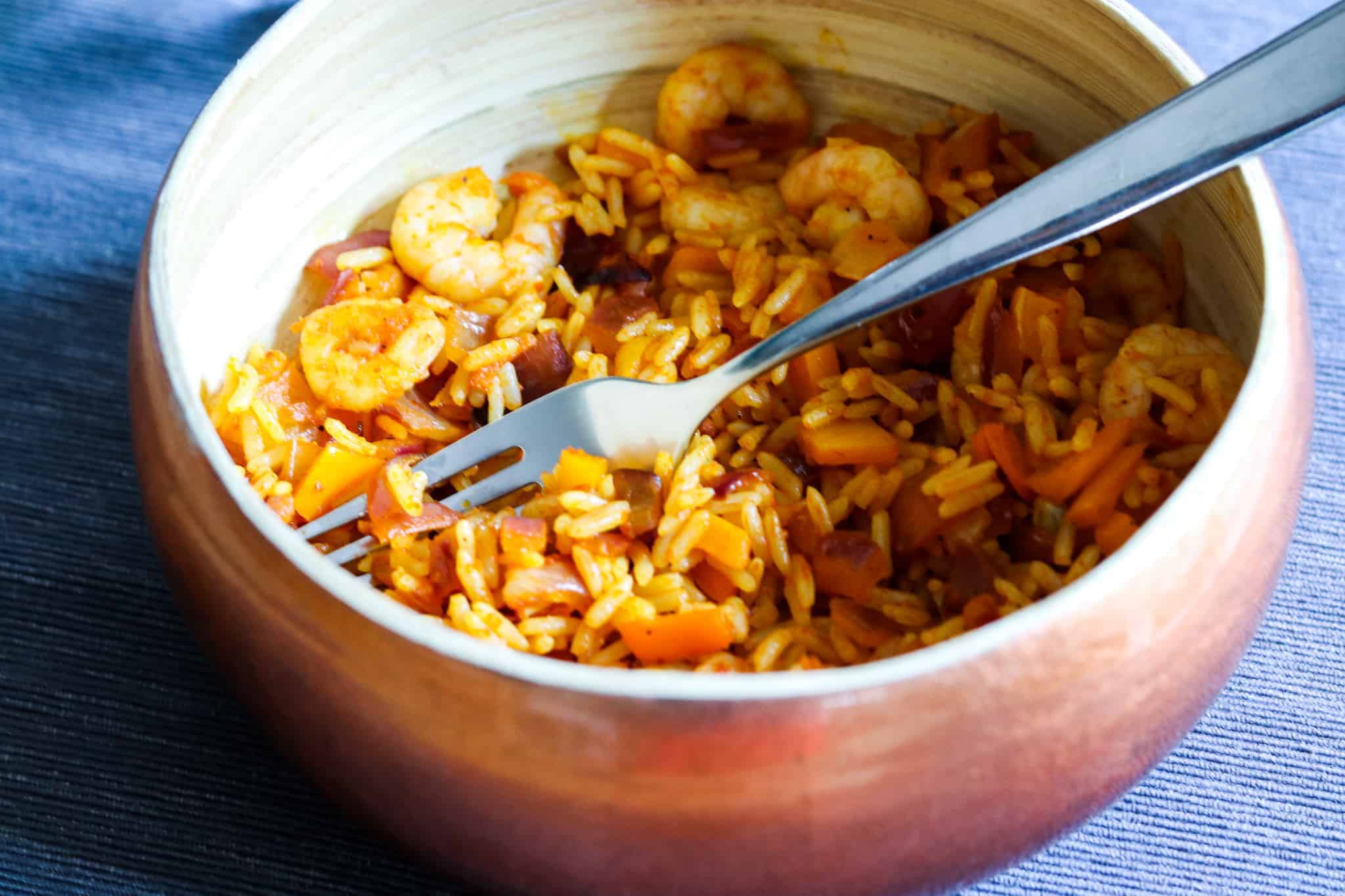 Prawn Rice Bowl (Tandoori Inspired Blend)