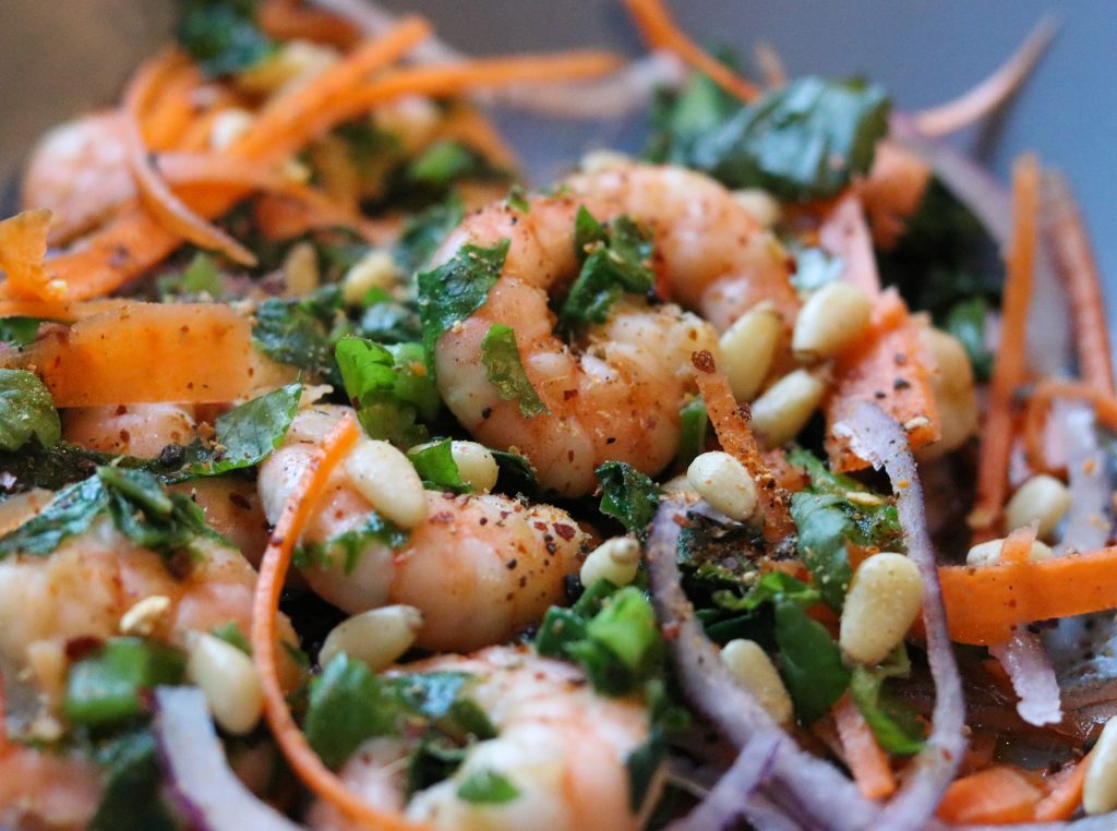 photo of Prawn Togarashi Salad Recipe