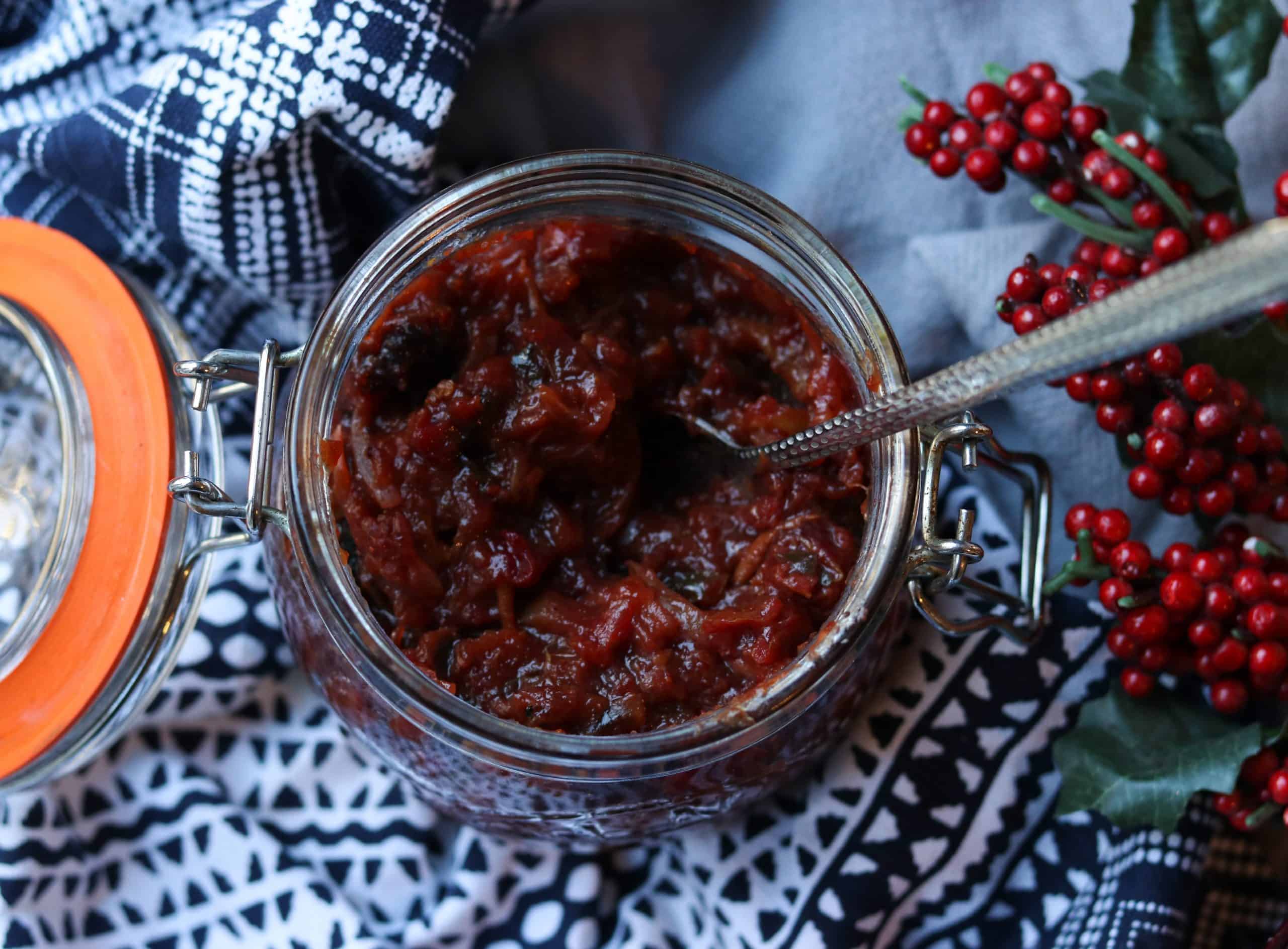 Festive Spiced Chutney Recipe ( Ras El Hanout Blend)