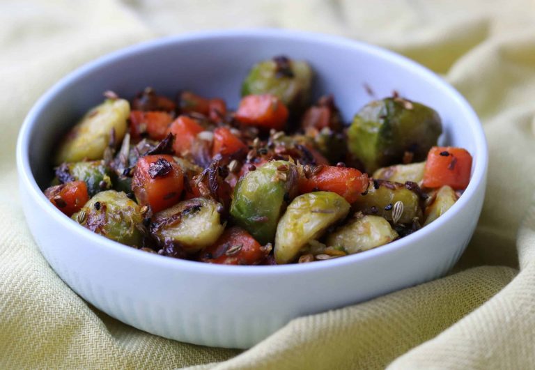 photo of spicy brussel sprouts