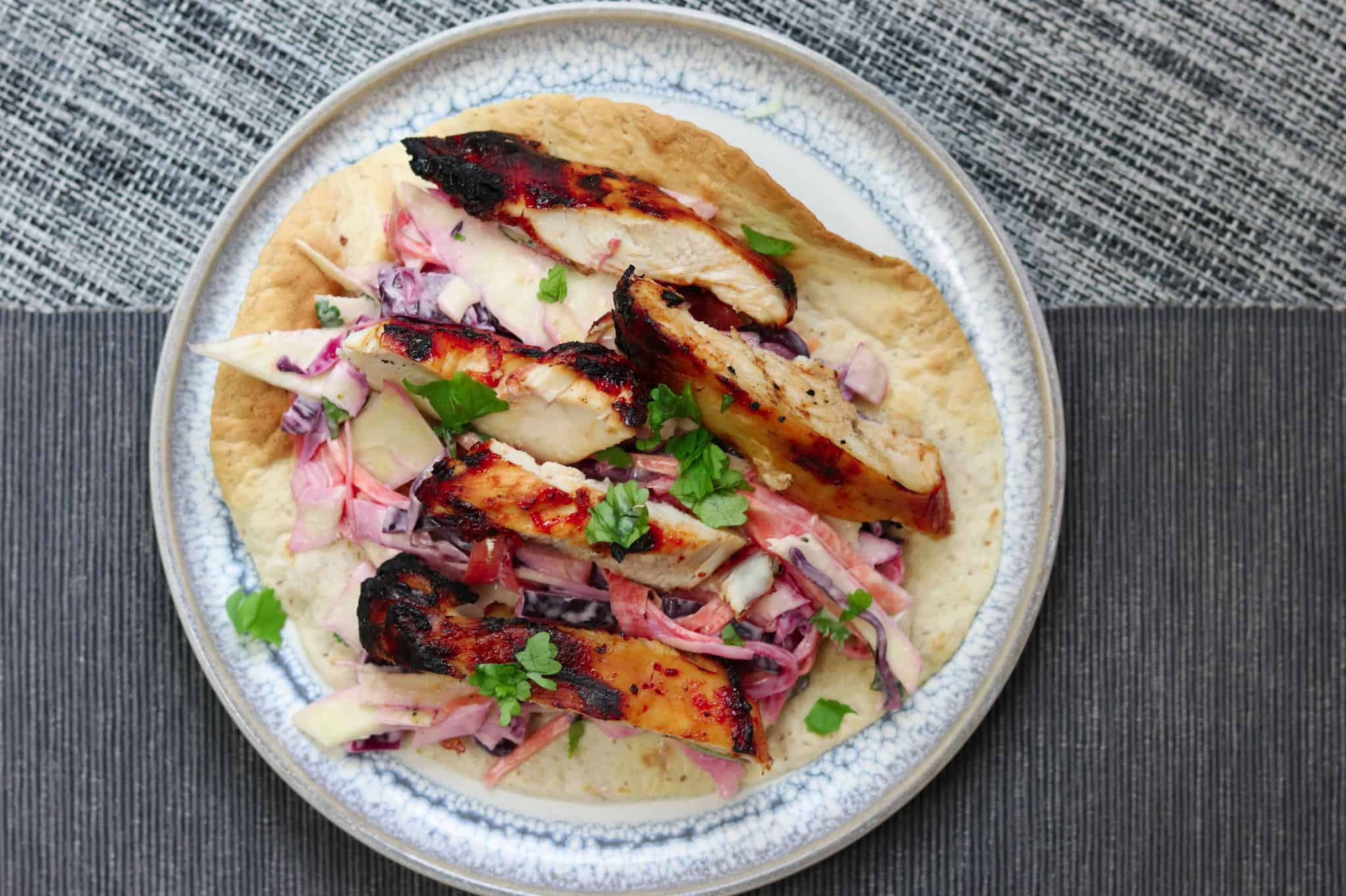 BBQ Chicken Tostada (BBQ Spice Rub)