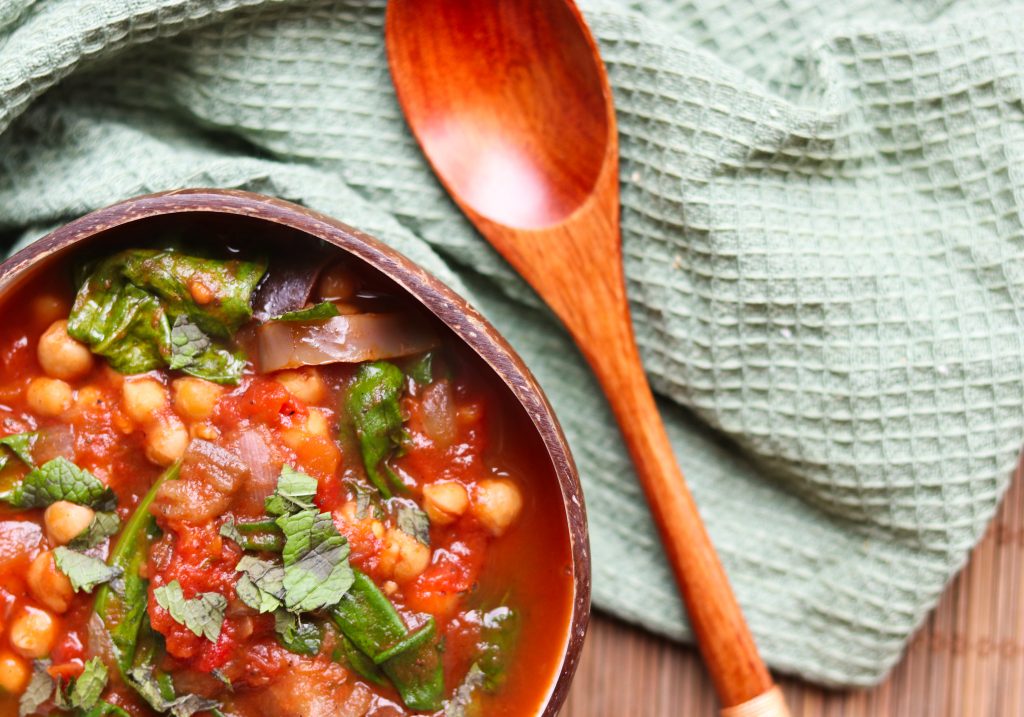 Chickpea and Aubergine Stew Recipe 