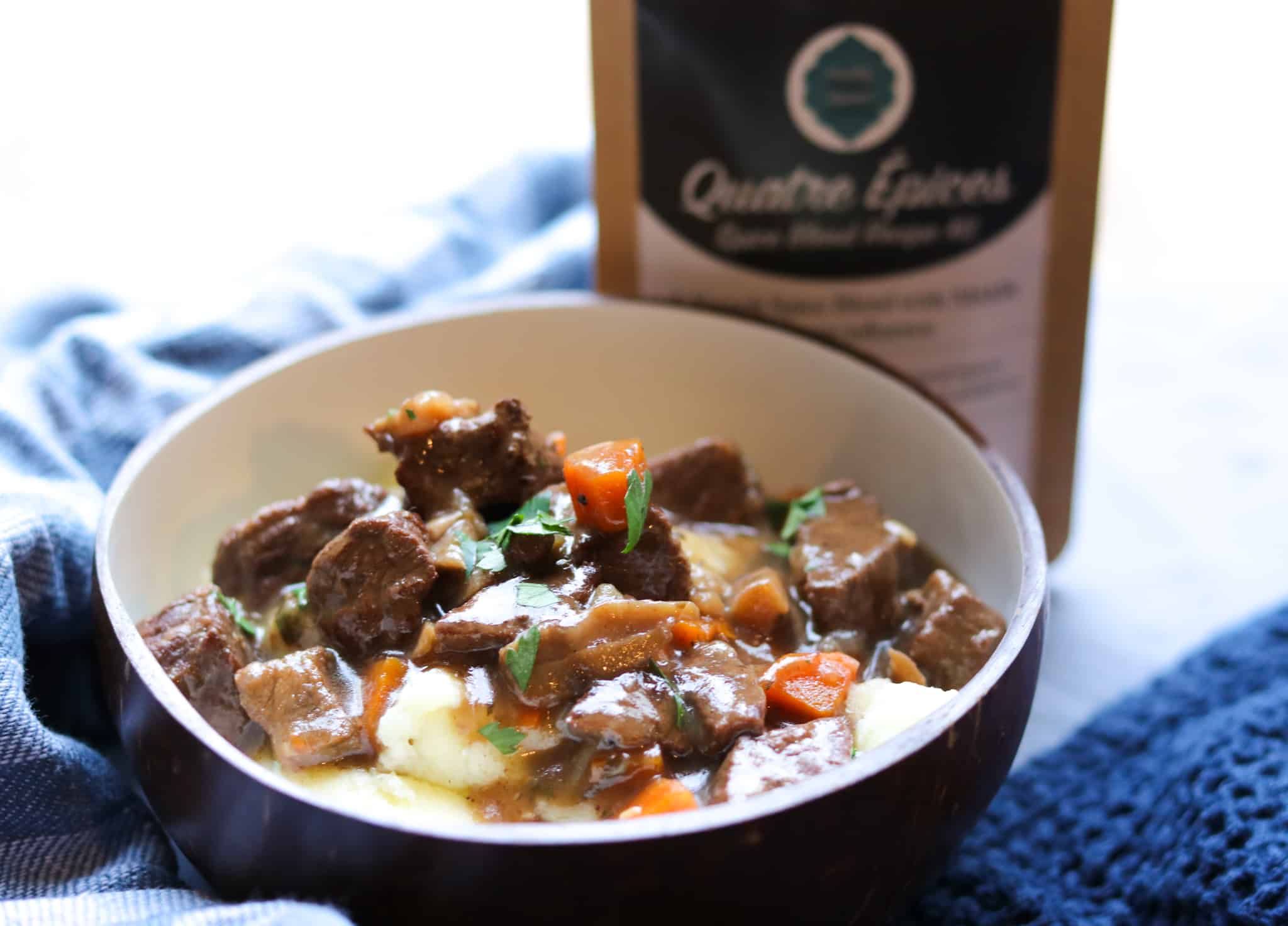 French Beef Stew Recipe (Quatre Epices Spice Blend)