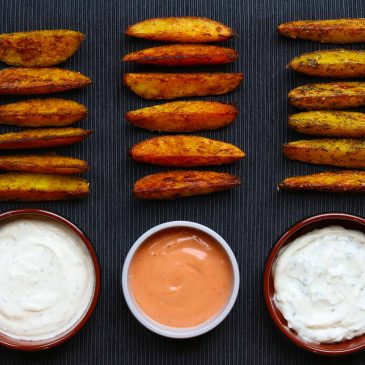 Spicy Wedges and Dips