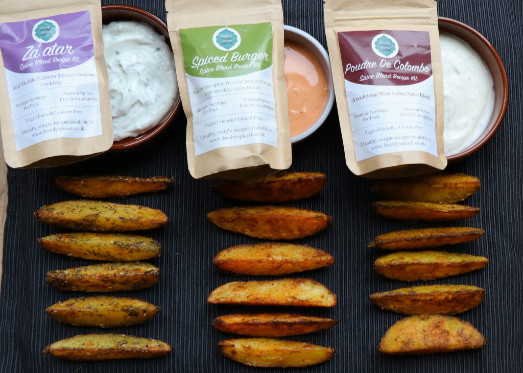 Spicy Wedges and Dip Recipe