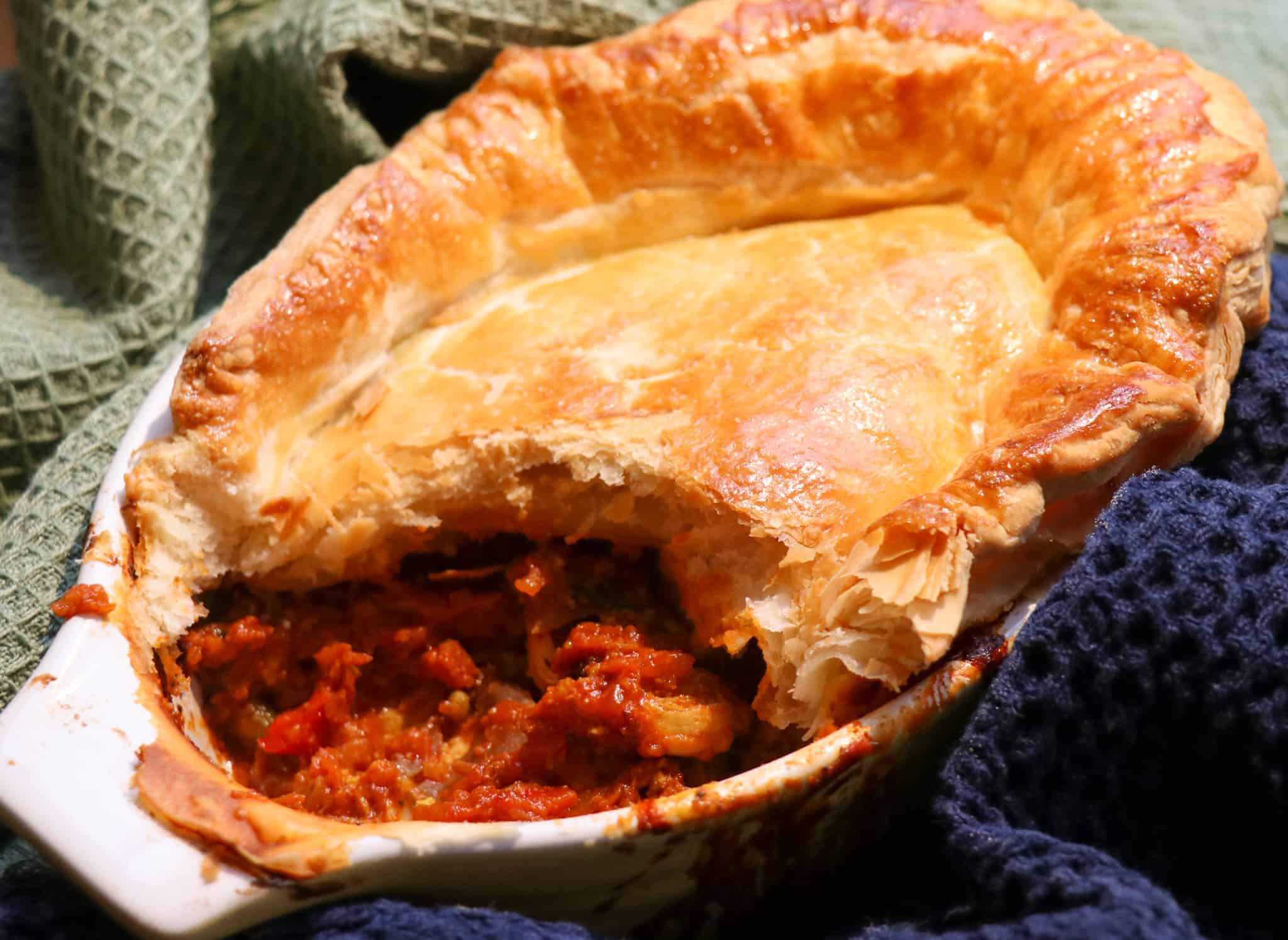 Chicken Curry Pie Recipe (Panch Phoron, Tikka Spice Blend)