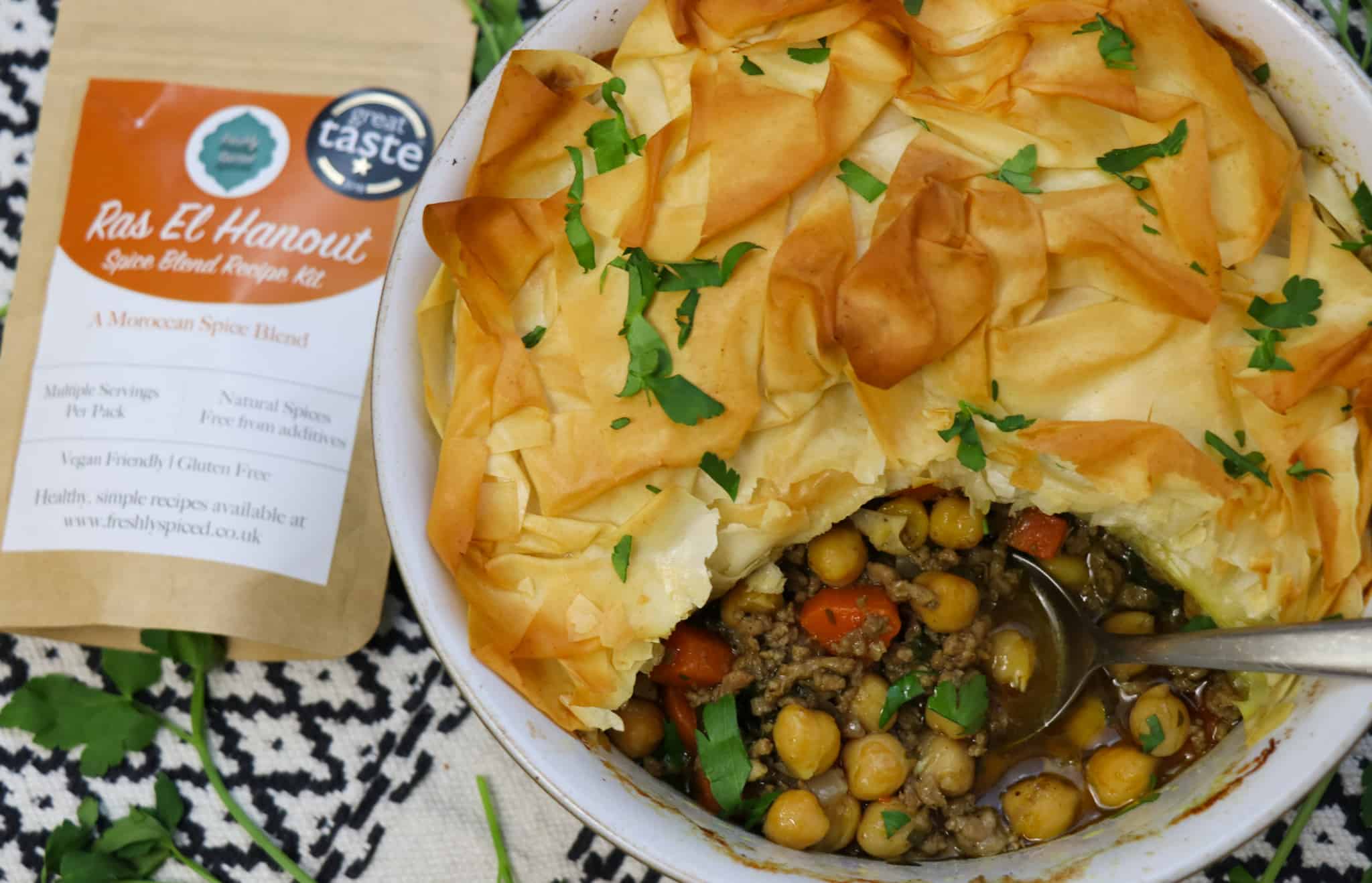 Moroccan Lamb Pie Recipe (Ras El Hanout)