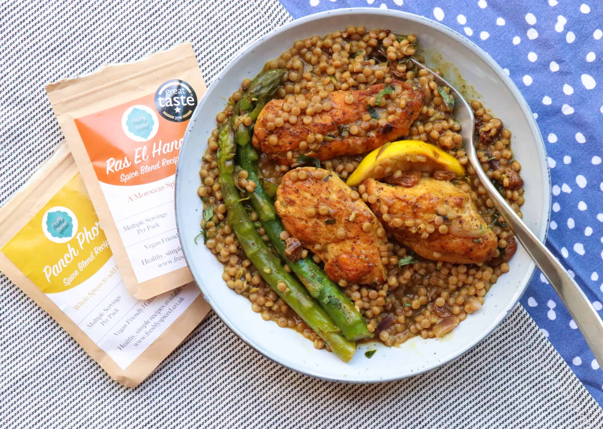 Moroccan Spiced Couscous & Chicken Recipe
