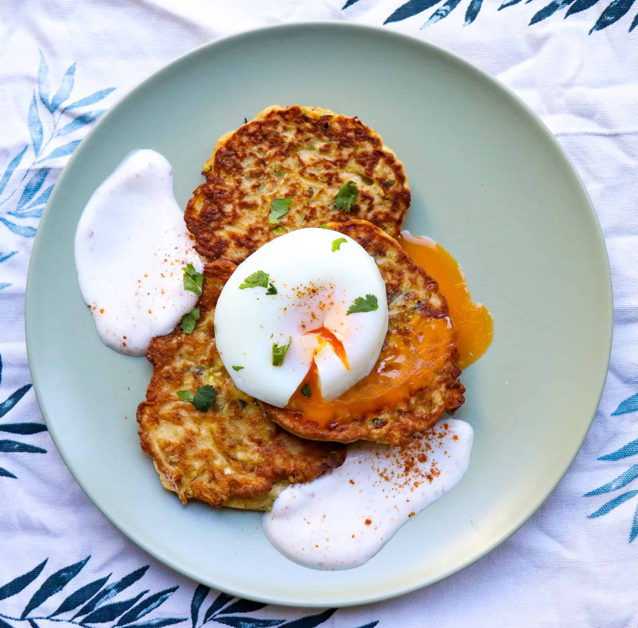 Harissa Courgette Fritters Recipe
