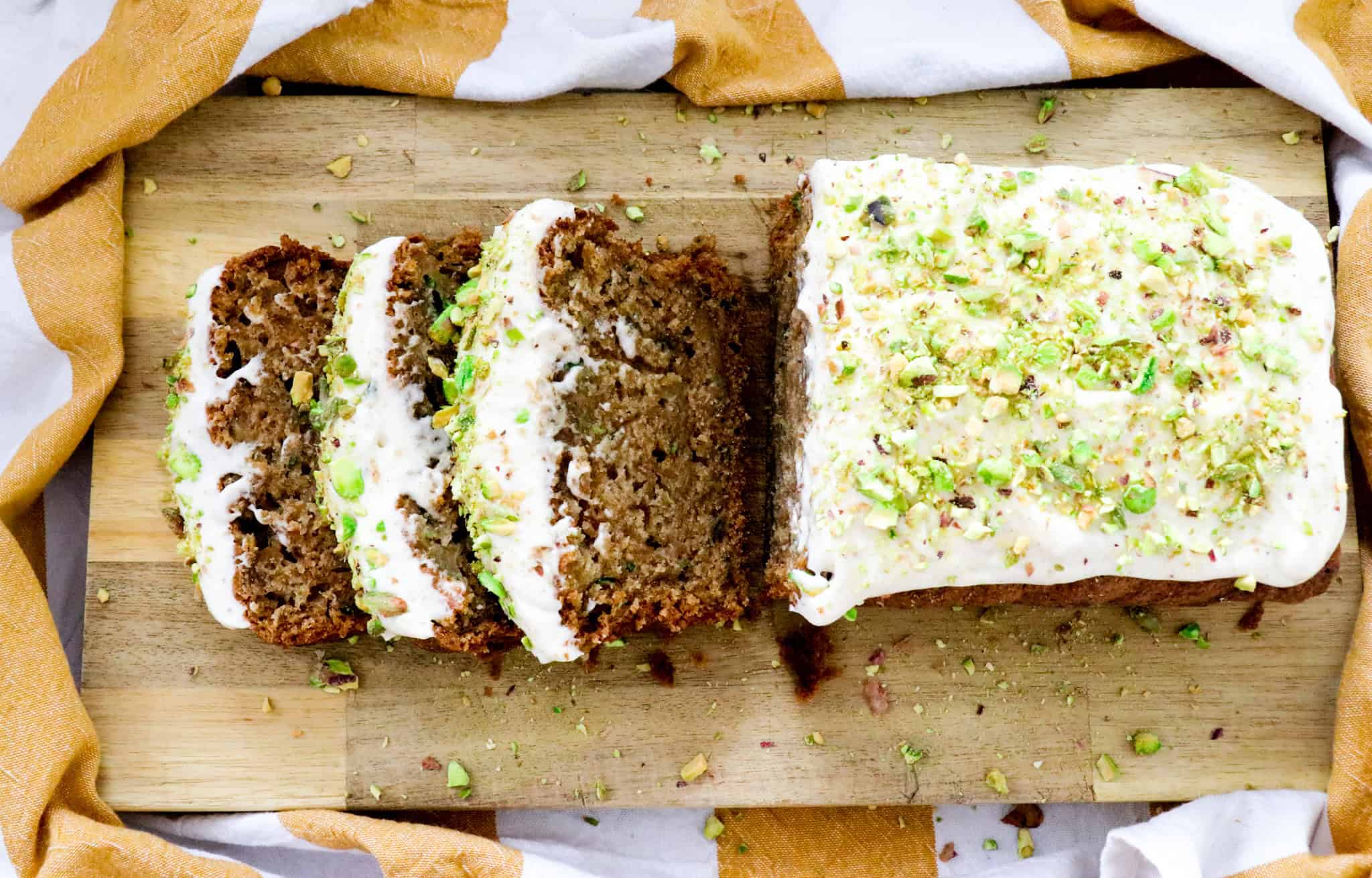 Courgette and Pistachio Cake