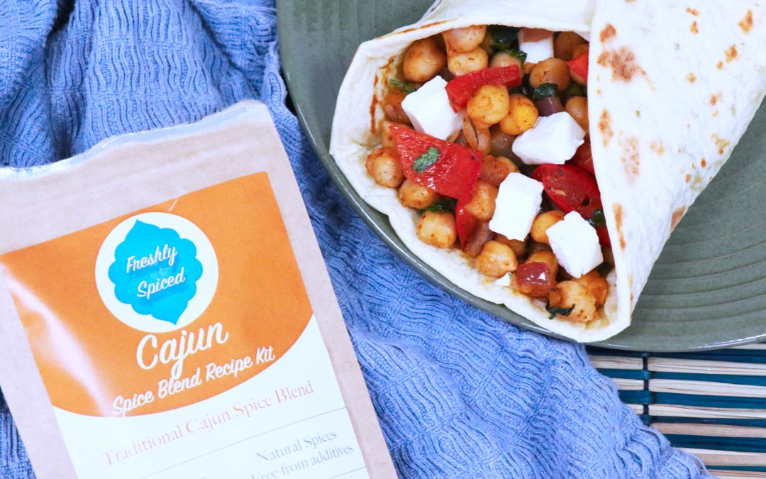 Cajun Chickpea Wrap Recipe