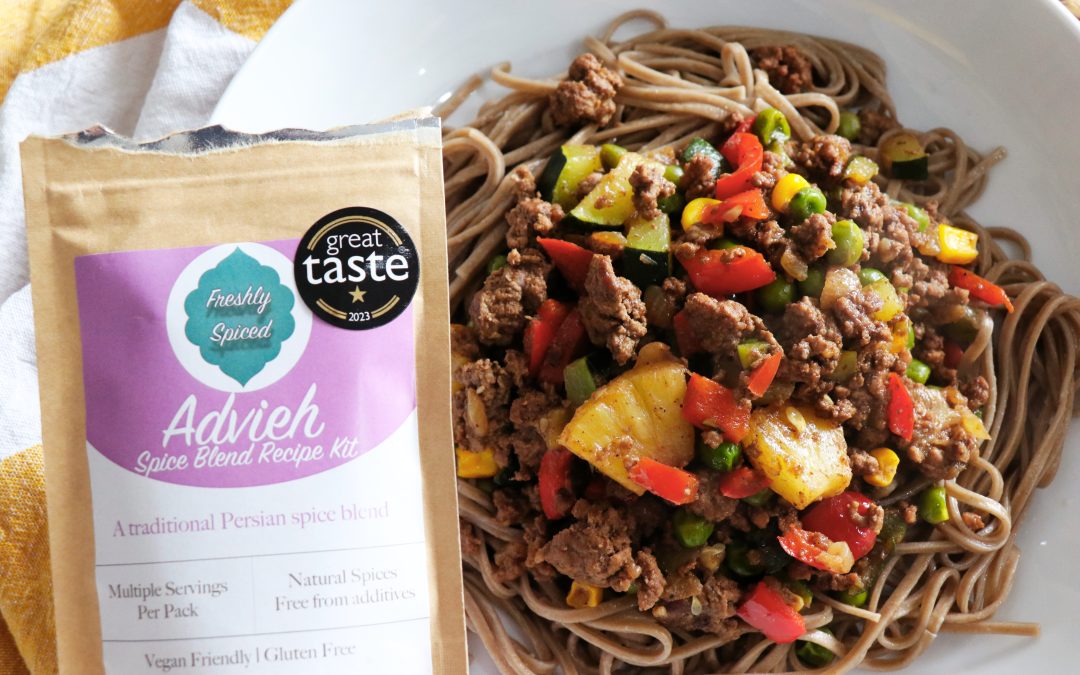 Healthy Advieh Beef & Veggie Noodle Stir-Fry